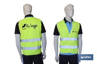 Gilet réfléchissant | Couleur jaune | Taille XXL | EN ISO 20471 | Catégorie III - Cofan